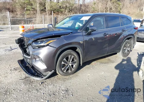 2021 Toyota Highlander Xle из США, поврежденный, VIN 5TDGZRBH7MS533929